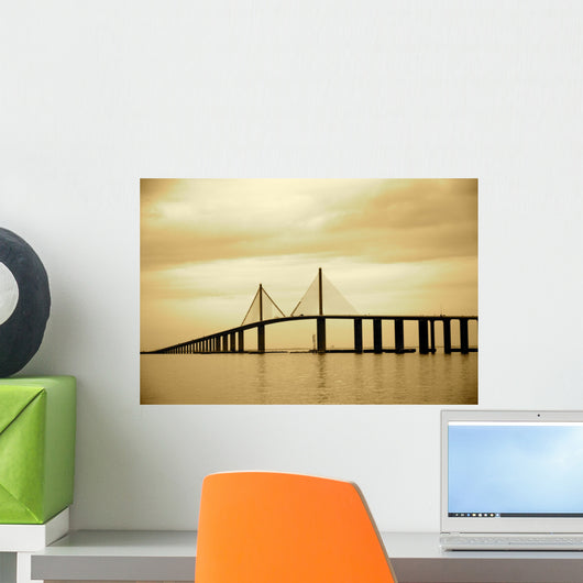 Skyway Bridge in Tampa, Florida Wall Mural