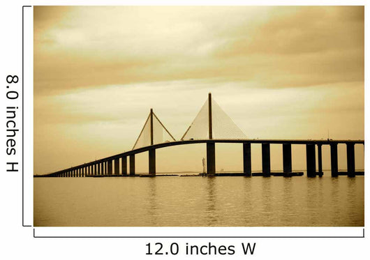 Skyway Bridge in Tampa, Florida Wall Mural
