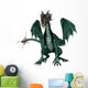 Green Dragon Wall Decal