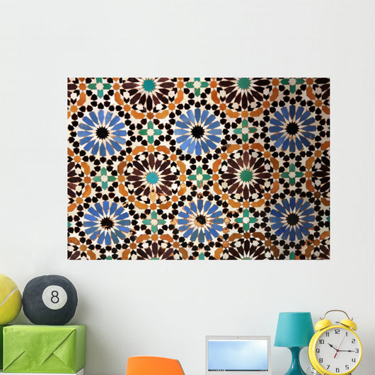 Mosaic From Marrakech Morocco Wall Mural