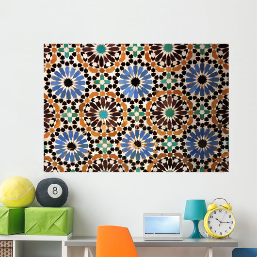 Mosaic From Marrakech Morocco Wall Mural