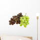 Bunch of Red and White Seedless Grapes Wall Decal