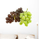 Bunch of Red and White Seedless Grapes Wall Decal