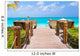 Beautiful tropical landscape on Providenciales Island in the Wall Mural
