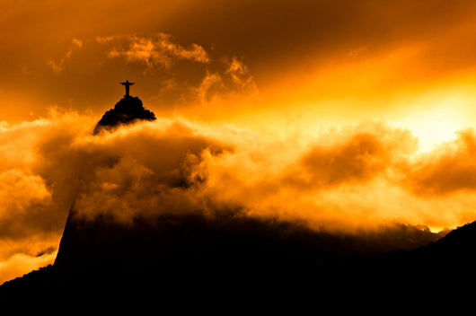 Corcovado Mountain with Christ Wall Mural