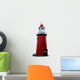 red lighthouse Wall Decal