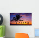 Hawaiian Palm Tree Silhouette
