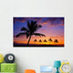 Hawaiian Palm Tree Silhouette