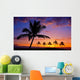Hawaiian Palm Tree Silhouette