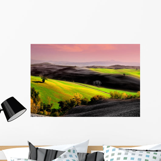 paesaggio toscano Wall Mural