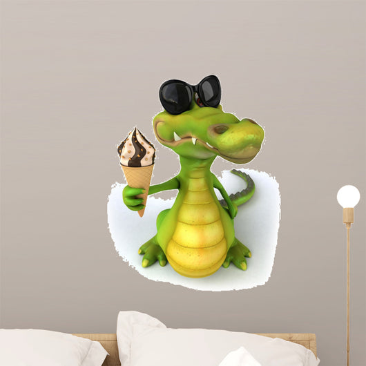 Crocodile Wall Mural