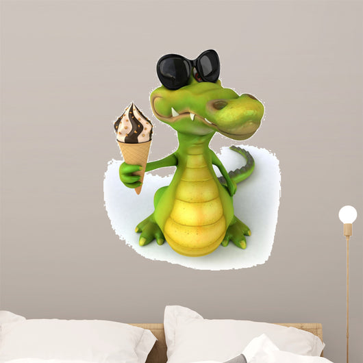 Crocodile Wall Mural