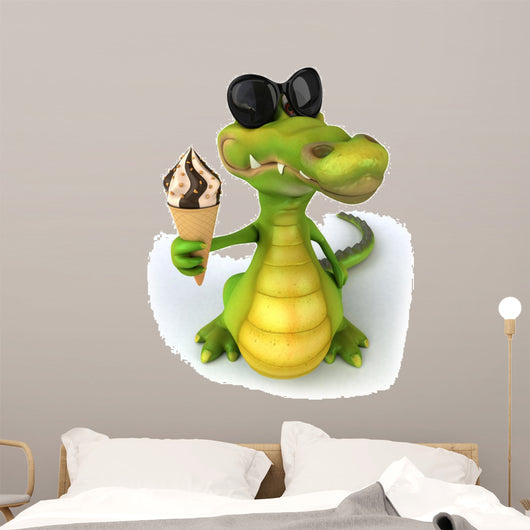 Crocodile Wall Mural