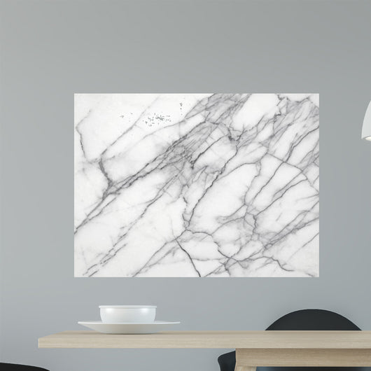 White Marble Highres Wall Mural