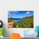 Marigot Bay St Lucia Wall Mural