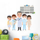 Doctors and Hospital Staff Wall Decal