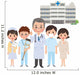 Doctors and Hospital Staff Wall Decal