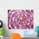Cabbage cross section close up Wall Mural