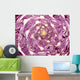 Cabbage cross section close up Wall Mural