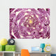 Cabbage cross section close up Wall Mural
