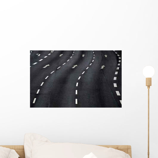Pavement Marking Wall Decal