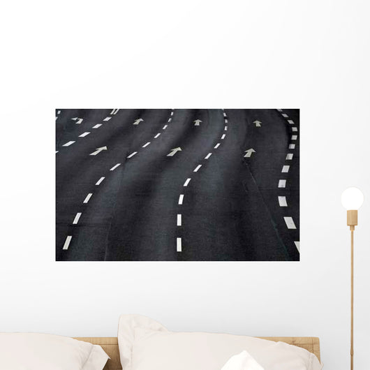Pavement Marking Wall Decal