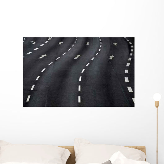 Pavement Marking Wall Decal