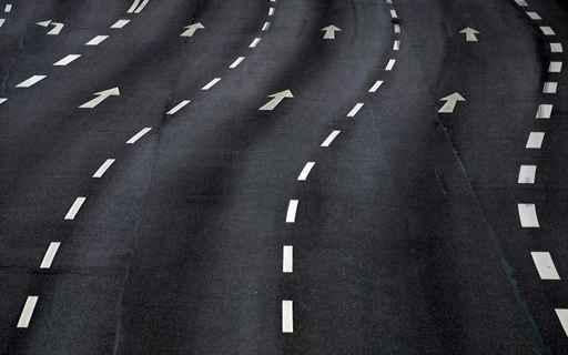 Pavement Marking Wall Decal