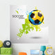 Fussball Poster Ball Vector