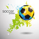 Fussball Poster Ball Vector