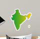 Indien Landesfarben Mit Schatten