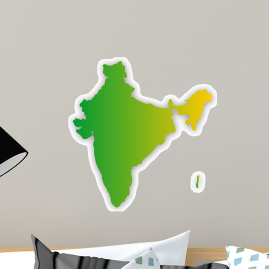 Indien Landesfarben Mit Schatten
