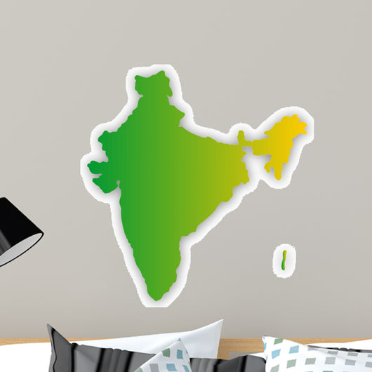 Indien Landesfarben Mit Schatten
