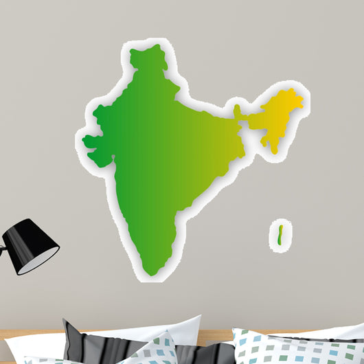Indien Landesfarben Mit Schatten