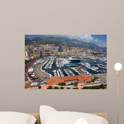 Baie Monaco shown on a wall