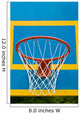 Sport Series Basket for the Basketball Game Wall Mural