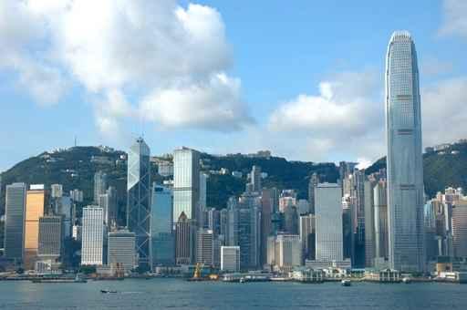 Skyline Hong Kong Cityscape Wall Decal