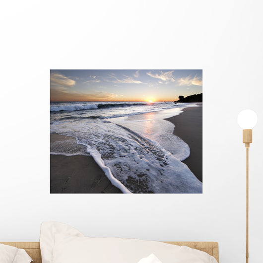 west coast sunset Wall Mural