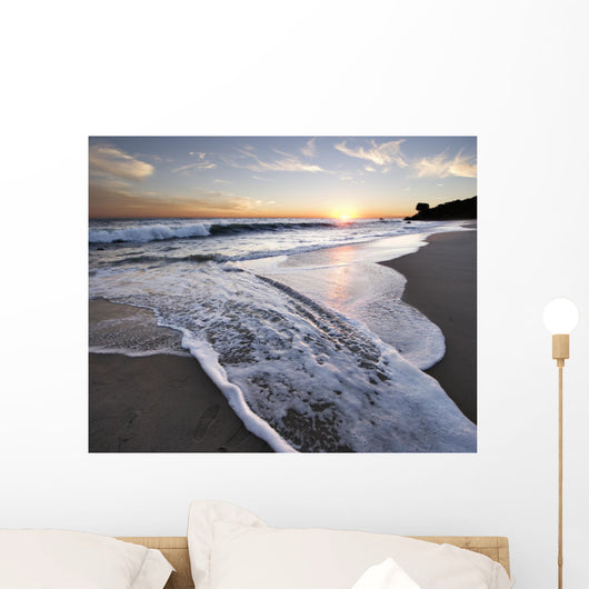 west coast sunset Wall Mural