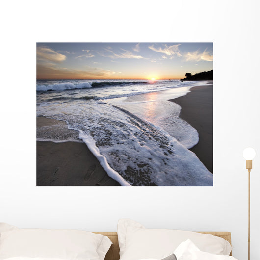 west coast sunset Wall Mural