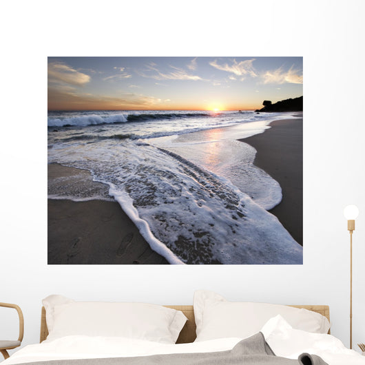 west coast sunset Wall Mural