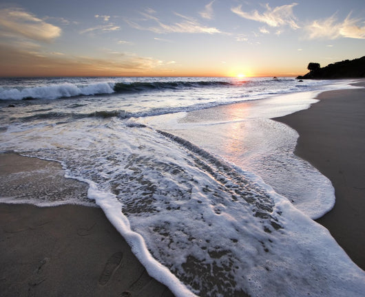 west coast sunset Wall Mural