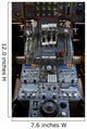 747 Controls Wall Decal