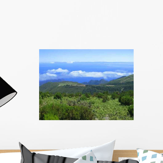 Madeira Ber Den Wolken Wall Decal