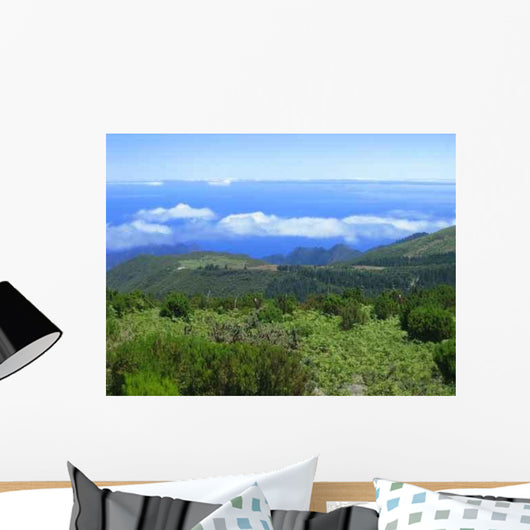 Madeira Ber Den Wolken Wall Decal