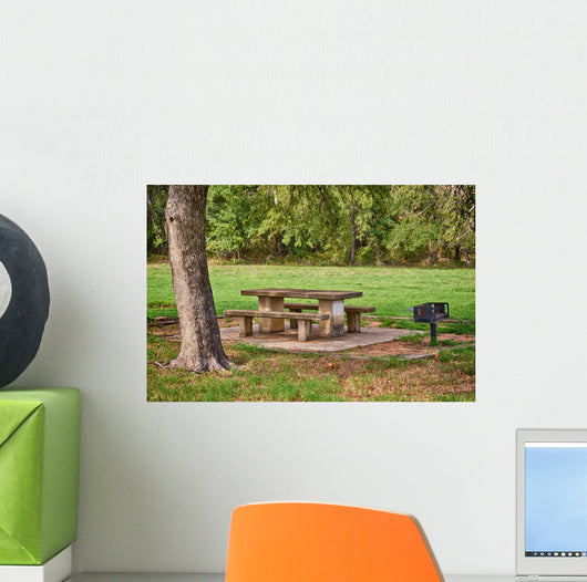 Picnic Area with Table Wall Decal
