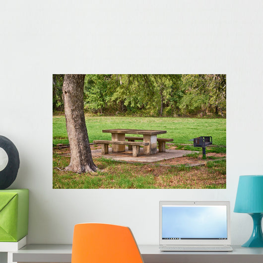 Picnic Area with Table Wall Decal