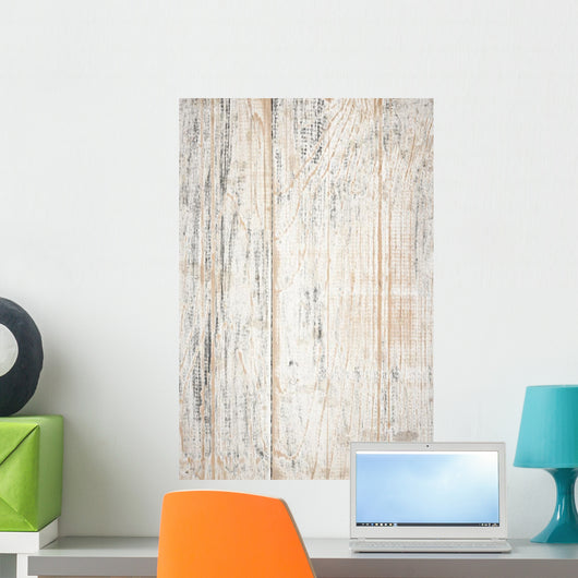 Distressed painted wood background Wall Mural