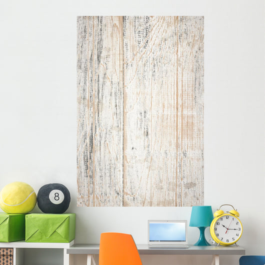 Distressed painted wood background Wall Mural