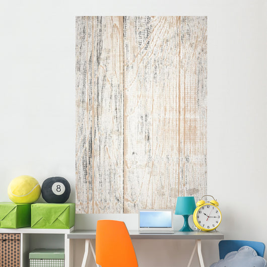 Distressed painted wood background Wall Mural